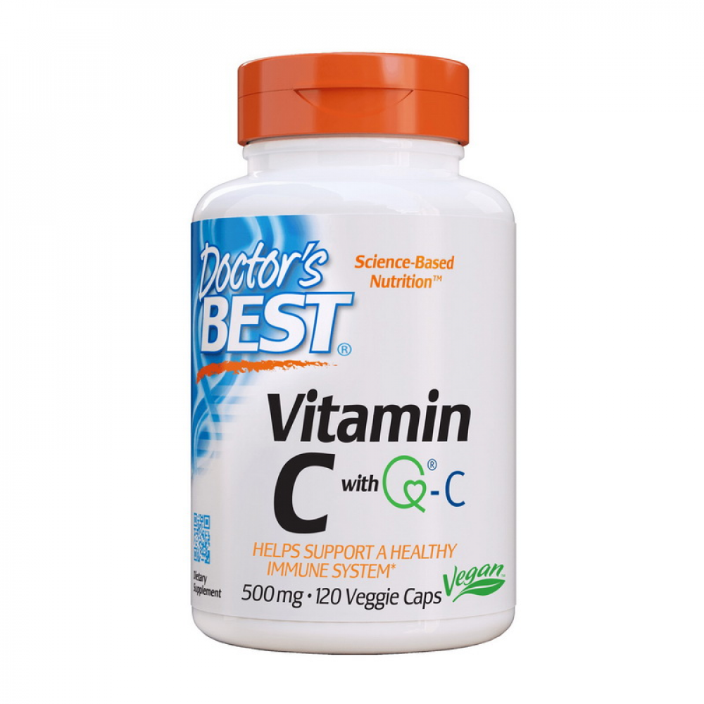 Vitamin C with Q-C 500 mg (120 veg caps)