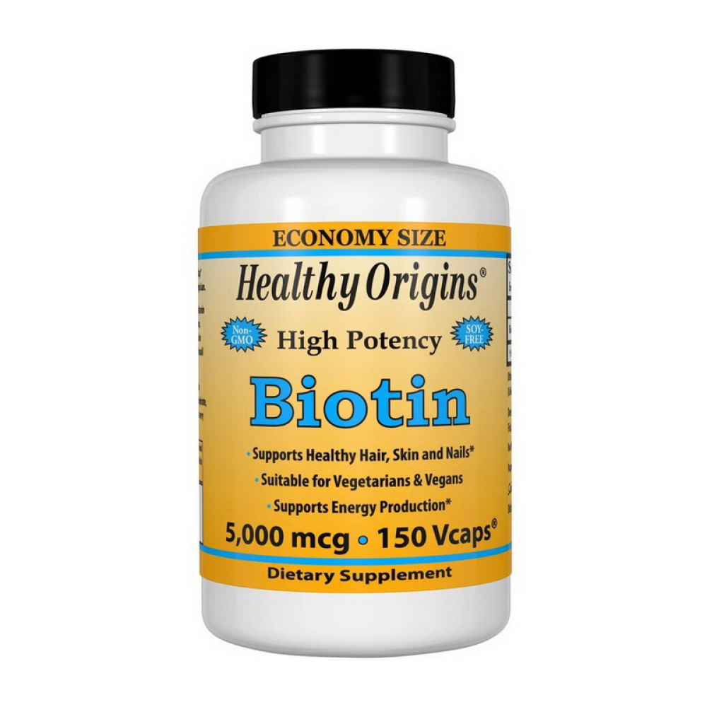Biotin 5,000 mcg (150 vcaps)