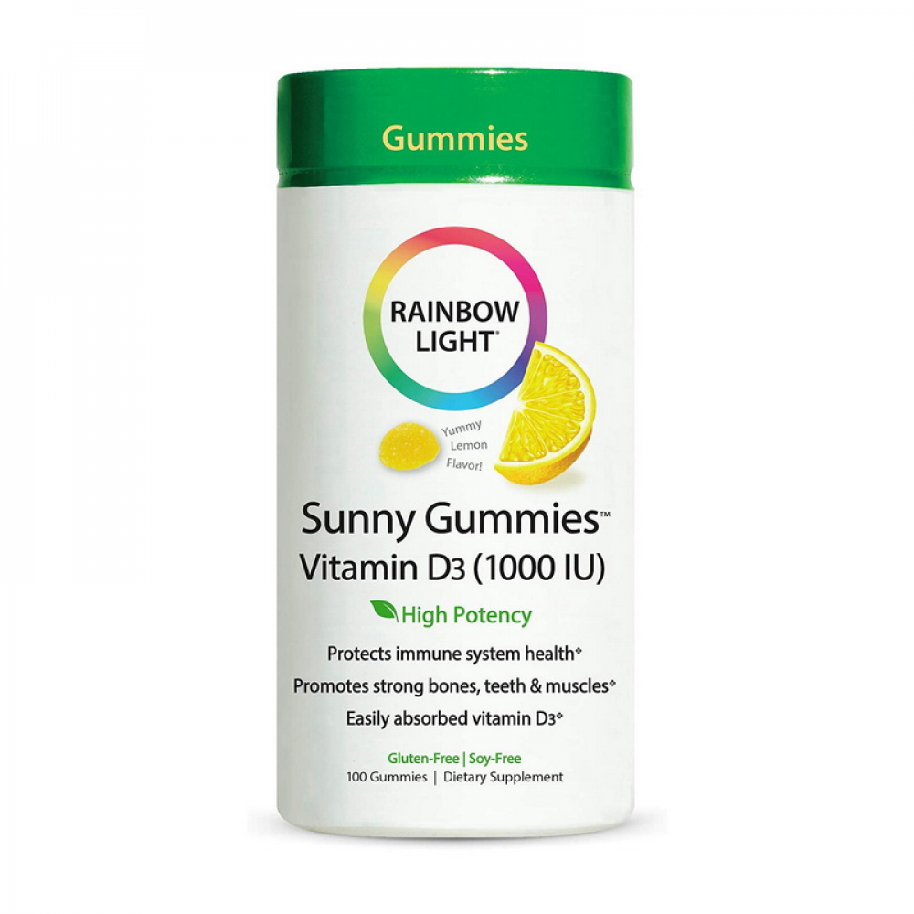 Sunny Gummies Vitamin D3 1000 IU (100 gummies)