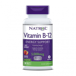 Vitamin B-12 5000 mcg (100 tabs, strawberry)