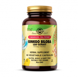 Ginkgo Biloba Leaf Extract (60 veg caps)