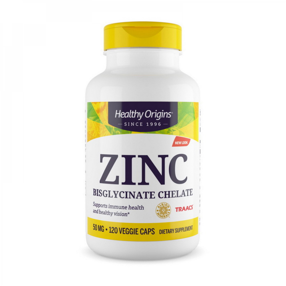 Zinc Bisglycinate Chelate 50 mg (120 veg caps)