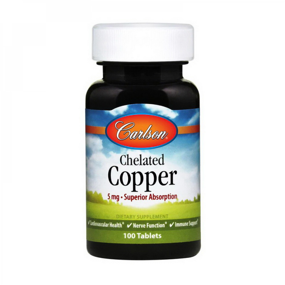 Chelated Copper 5 mg (100 tab)