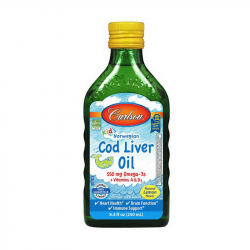 Kid“s Cod Liver Oil Liquid 550 mg wild Norwegian (250 ml, bubble gum)