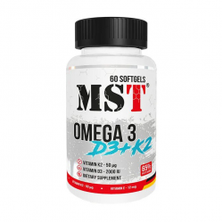 Omega 3 D3+K2 (60 softgels)