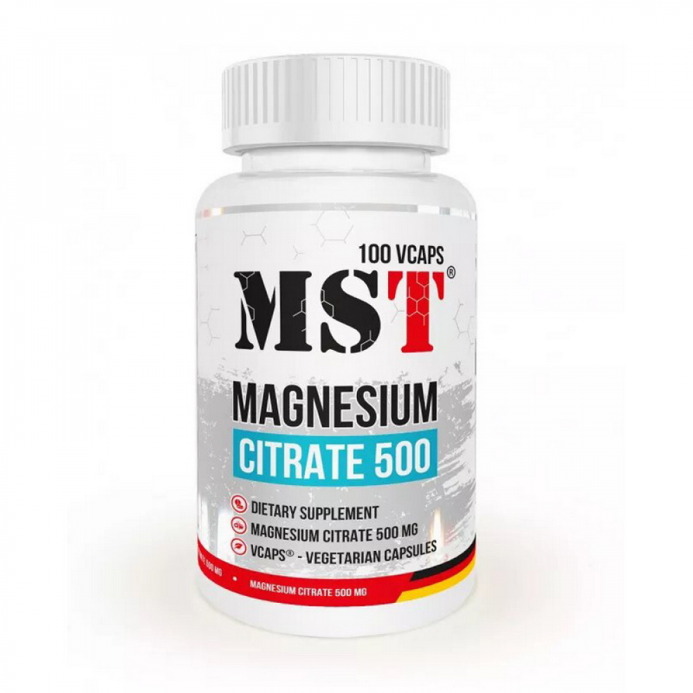 Magnesium Citrate 500 (100 veg caps)