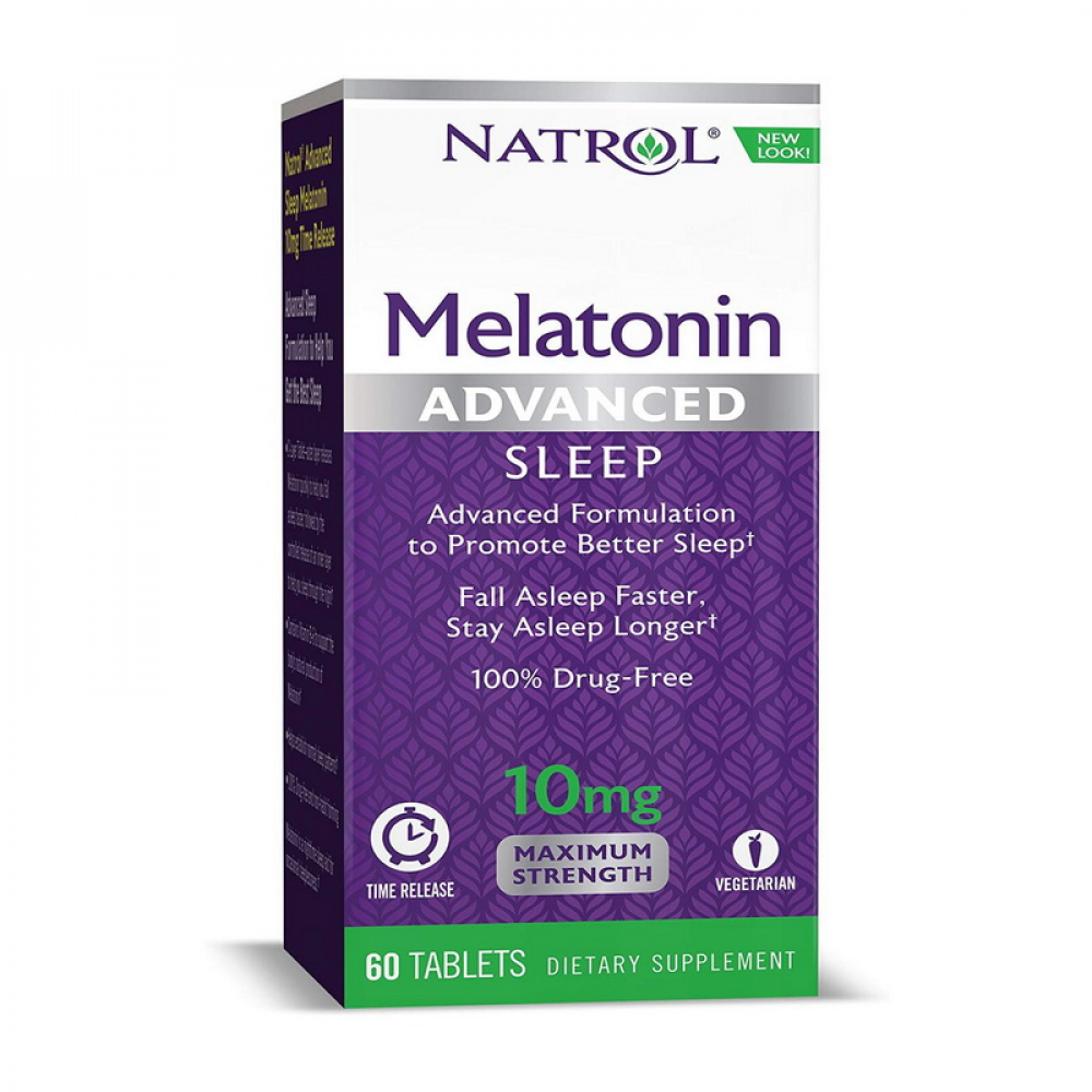 Melatonin Advanced 10 mg Time Release (60 tabs)