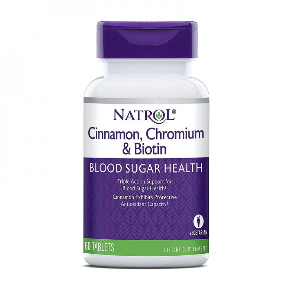 Cinnamon, Chromium & Biotin (60 tab)