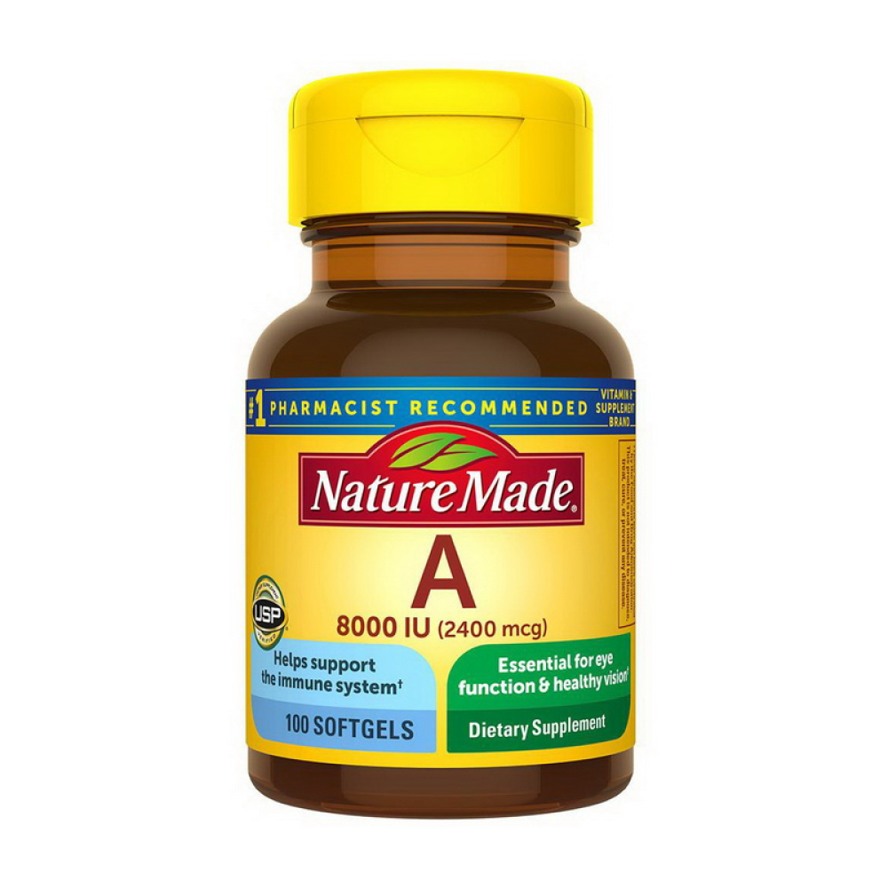 Vitamin A 2400 mcg (100 softgels)