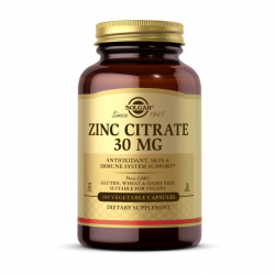 Zinc Citrate 30 mg (100 veg caps)