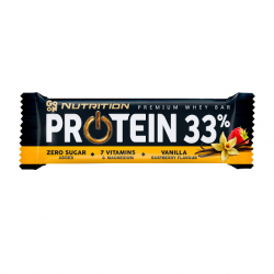 Protein 33% Bar (50 g, vanilla raspberry)