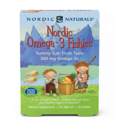 Nordic Omega-3 Fishies (36 fishies, yummy tutti frutti taste)