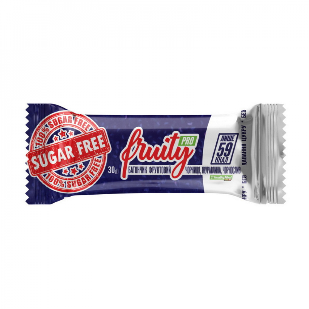 Fruity Pro sugar free (30 g, чорниця, журавлина, чорнослив)