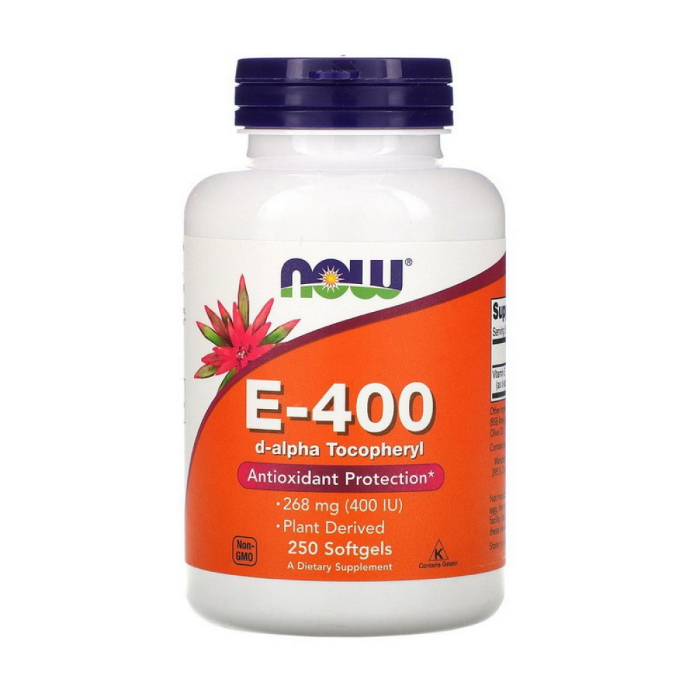 E-400 d-alpha Tocopheryl (250 softgels)