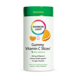 Gummy Vitamin C Slices (90 gummies, tangy orange)