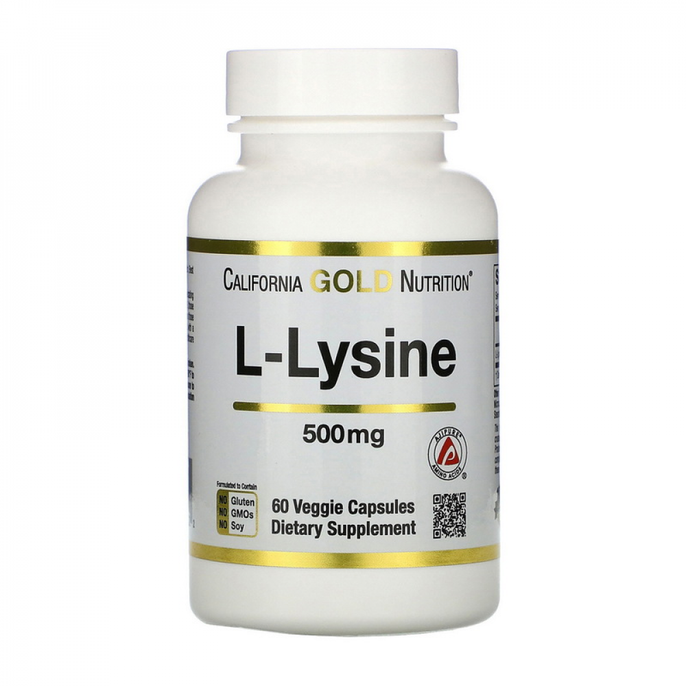 L-Lysine 500 mg (60 veg caps)