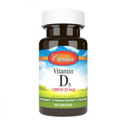 Vitamin D3 1000 IU (25mcg) (60 soft gels)