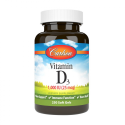 Vitamin D3 1000 IU (25mcg) (250 soft gels)