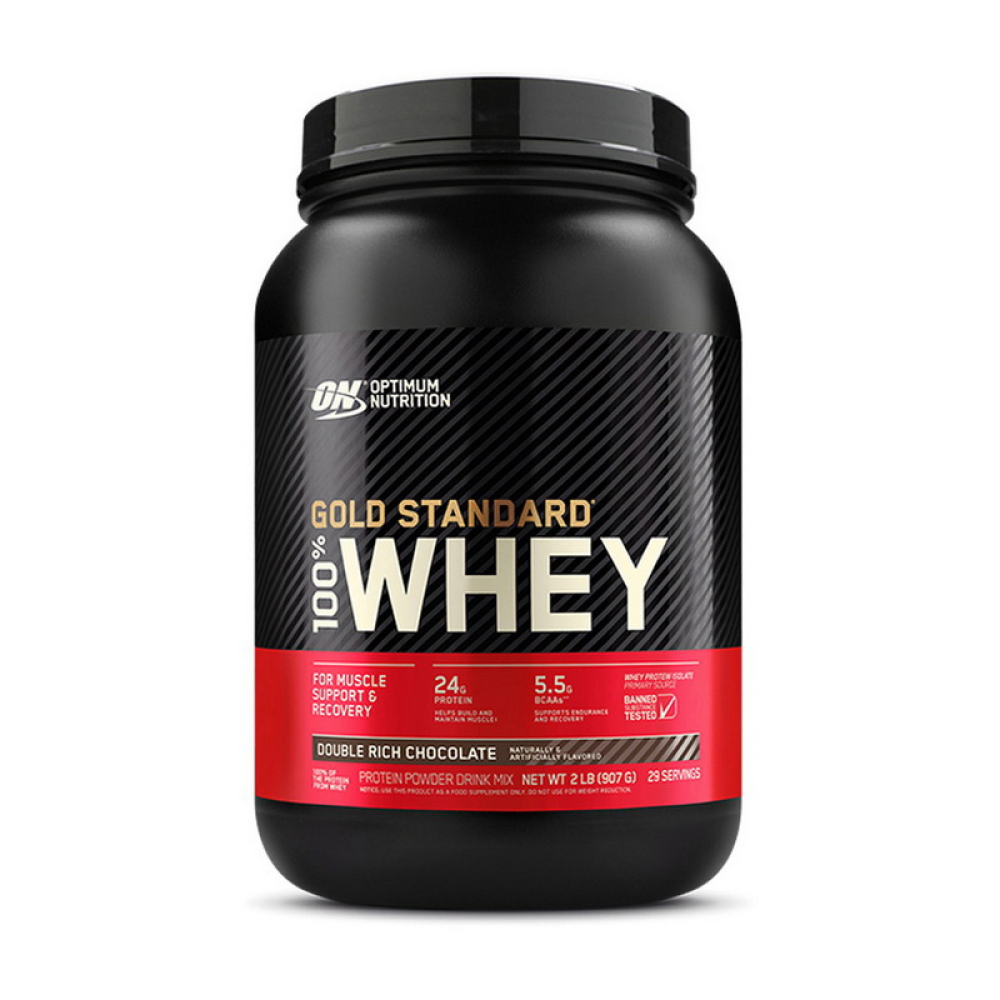 100% Whey Gold Standard (909 g, double rich chocolate)