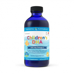 Children“s DHA 530 mg Omega-3 (237 ml, natural strawberry)