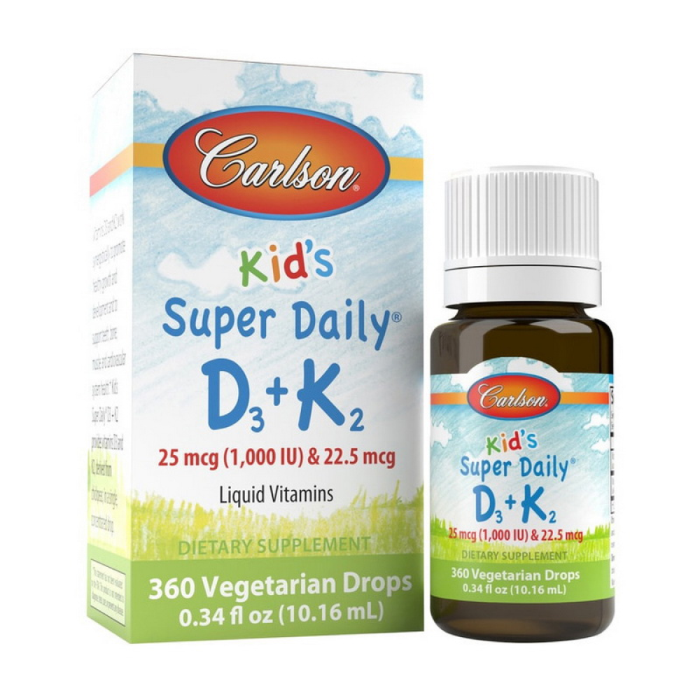 Kid“s Super Daily D3 + K2 1000 IU (10,16 ml)