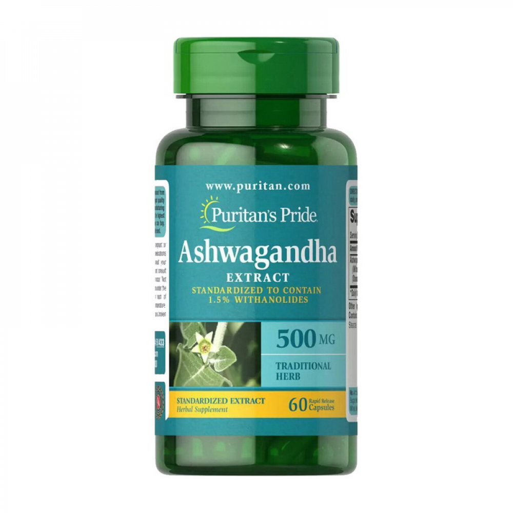 Ashwagandha Extract 500 mg (60 caps)