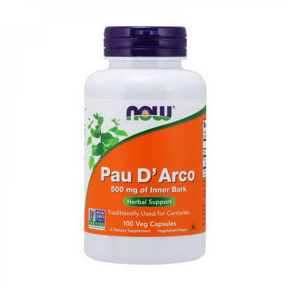 Pau D“Arco 500 mg of Inner Bark (100 veg caps)