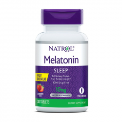 Melatonin 10 mg Fast Dissolve (30 tabs, strawberry)