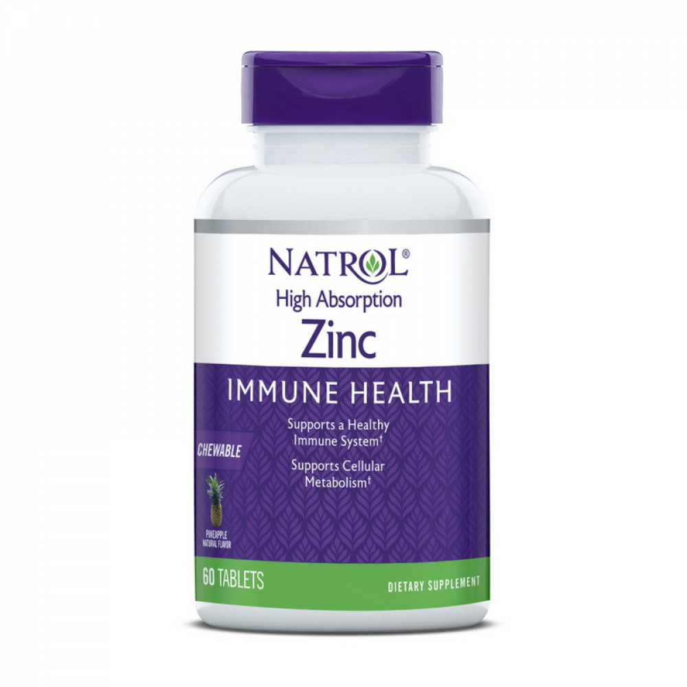 Zinc immune health (60 tabs, pineapple)