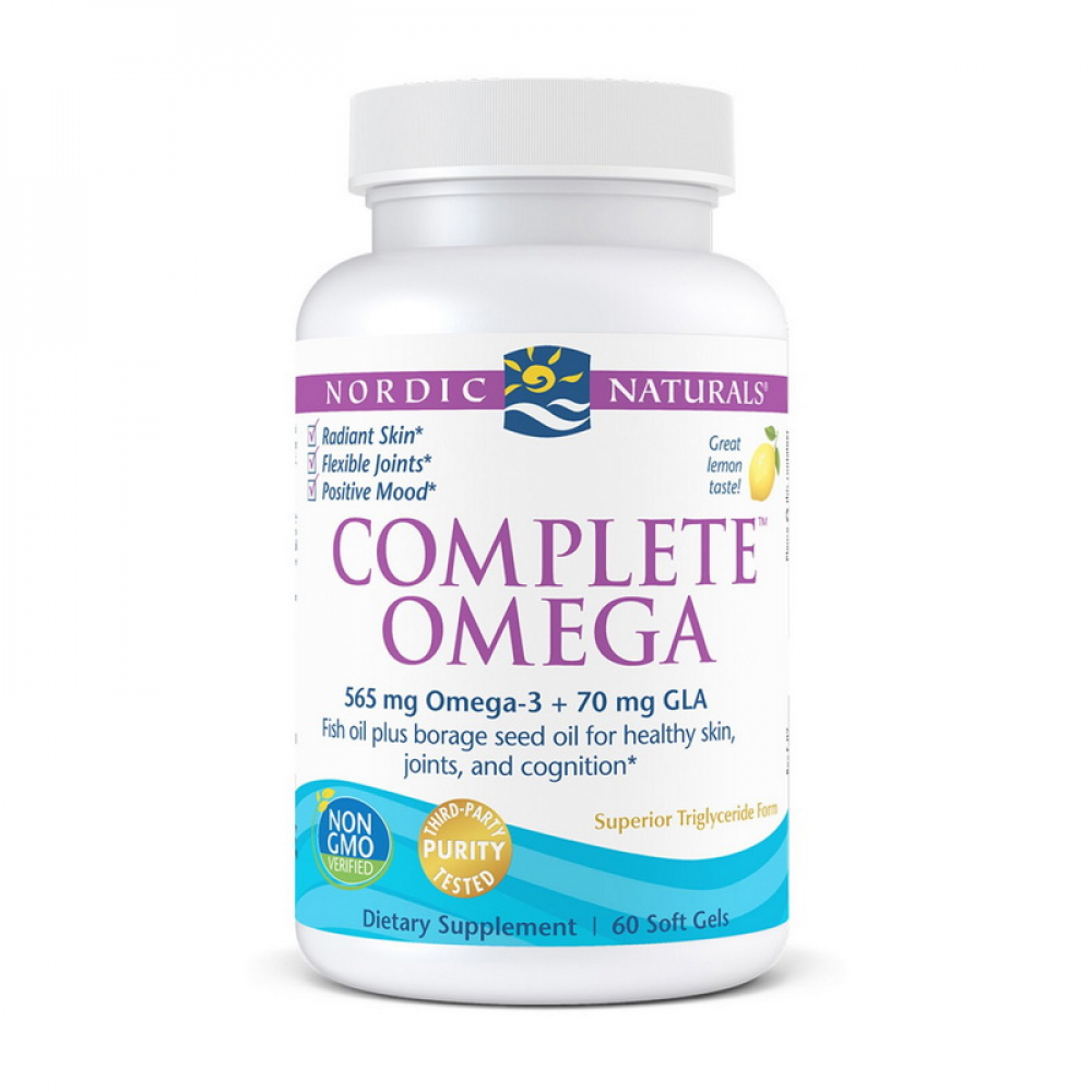 Complete Omega (60 soft gels, lemon)