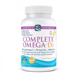 Complete Omega - D3 (60 soft gels, lemon)