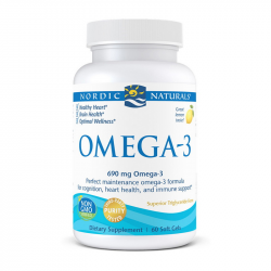 Omega-3 (60 soft gels, lemon)