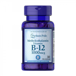 B-12 1000 mcg Methylcobalamin (30 microlozengels)