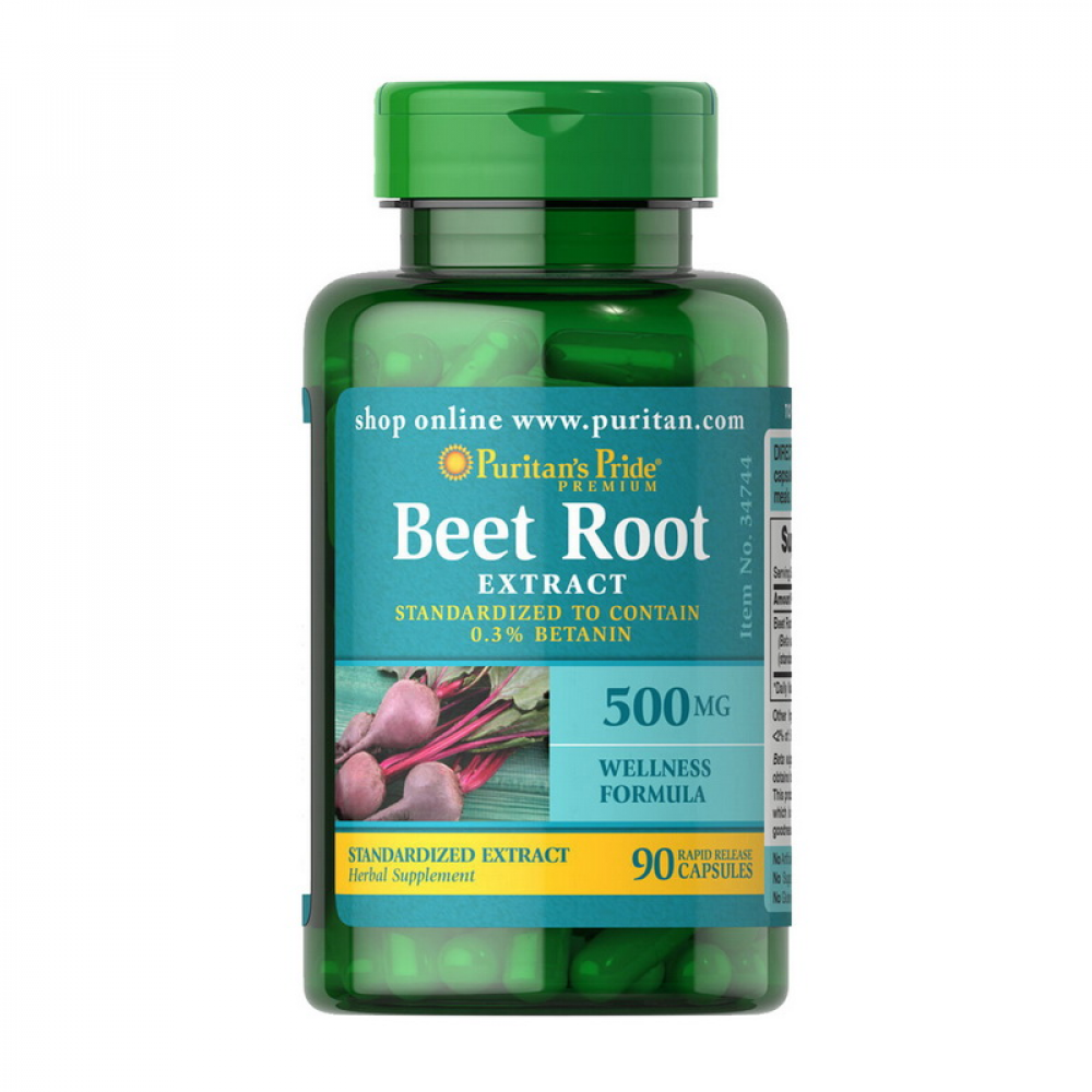 Beet Root Extract 500 mg (90 caps)