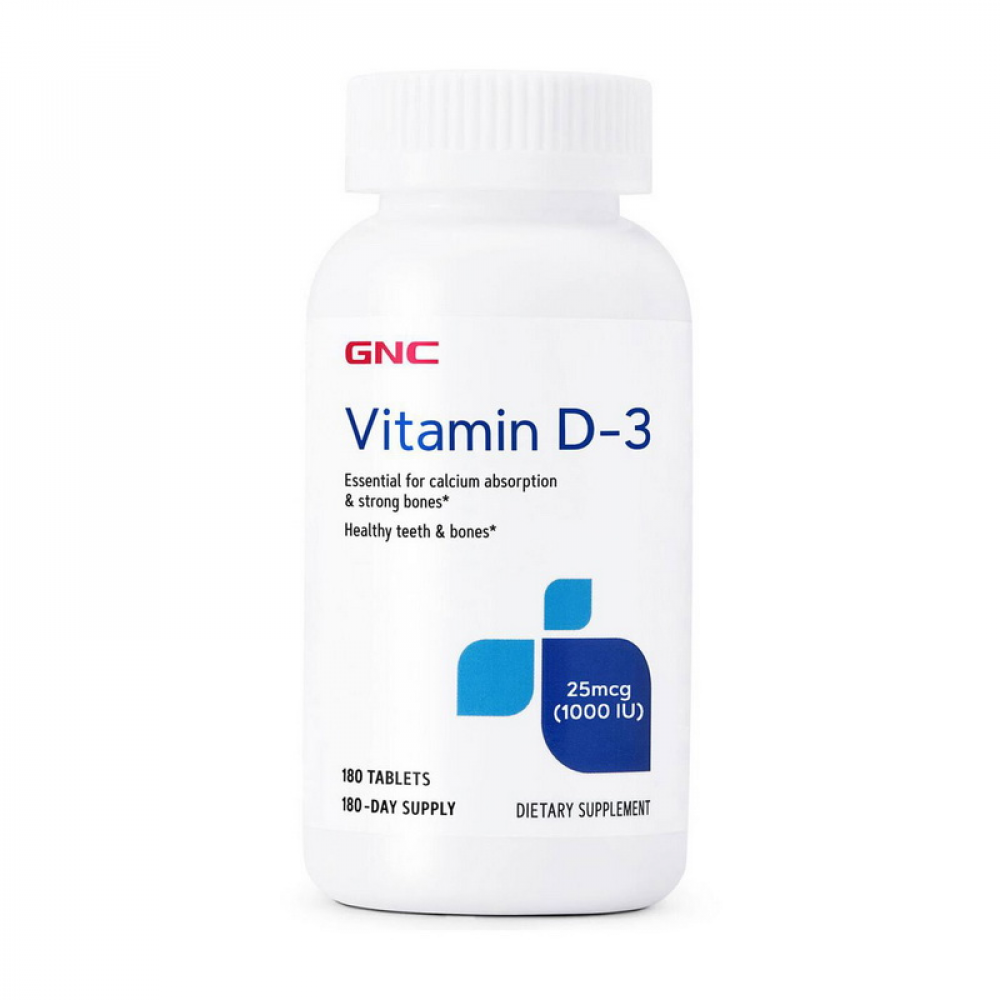 Vitamin D-3 25 mcg (1000 IU) (180 tab)