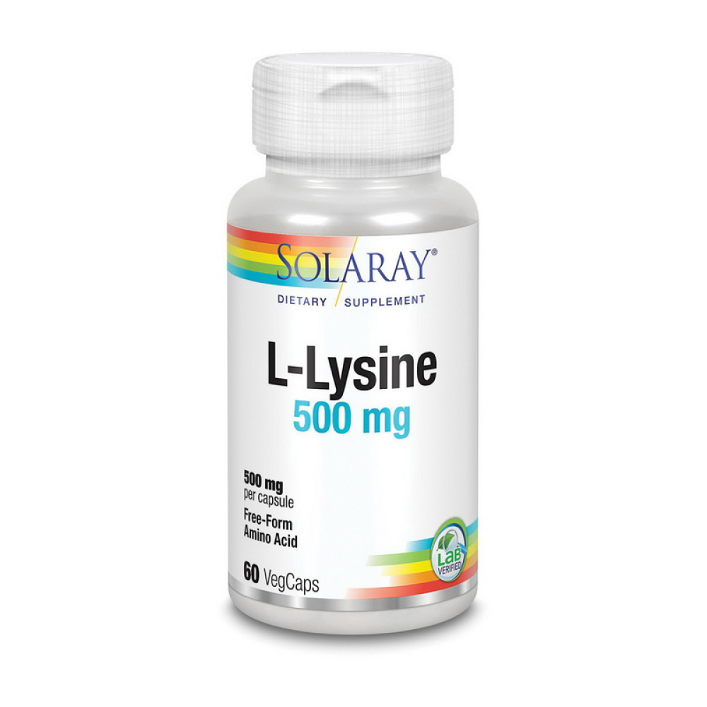 L-Lysine 500 mg (60 veg caps)