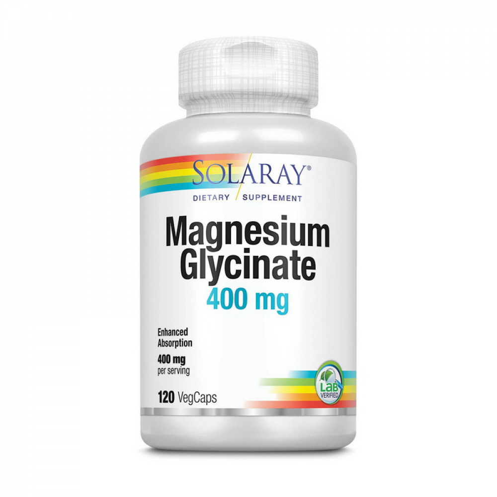 Magnesium Glycinate 400 mg (120 veg caps)