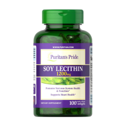 Soy Lecithin 1200 mg (100 softgels)