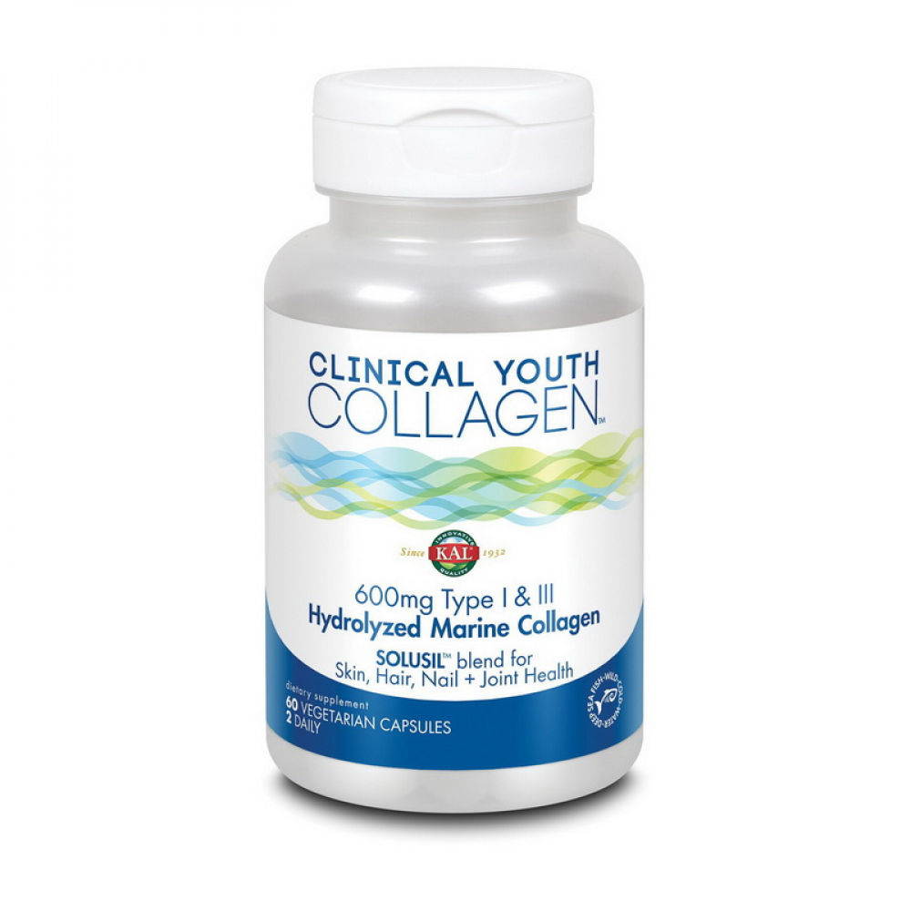 Collagen 600 mg Type | & ||| (60 veg caps)