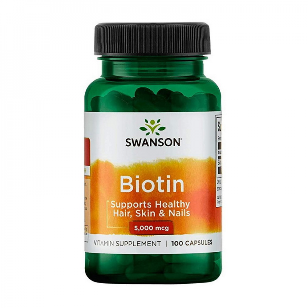 Biotin 5,000 mcg (100 caps)