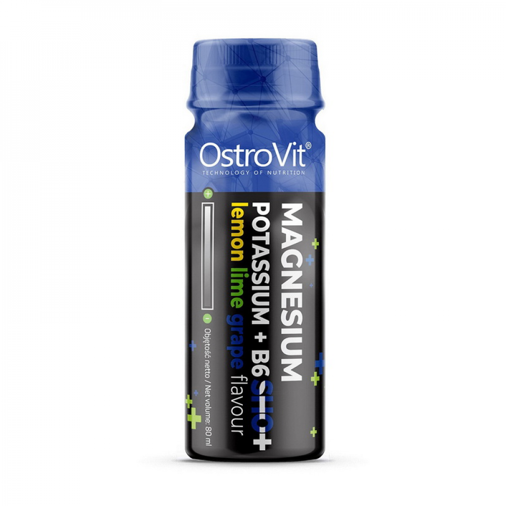 Magnesium Potassium + B6 Sho+ (80 ml, lemon lime grape)