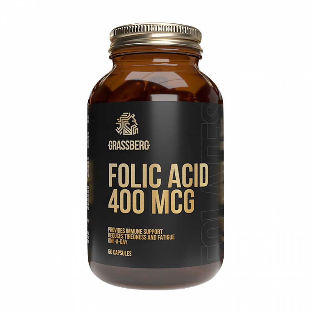 Folic Acid 400 mcg (60 caps)