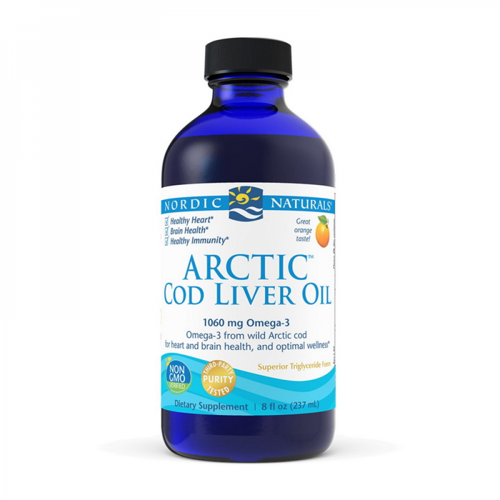 Arctic Cod Liver Oil 1060 mg Omega-3 (237 ml, great orange)