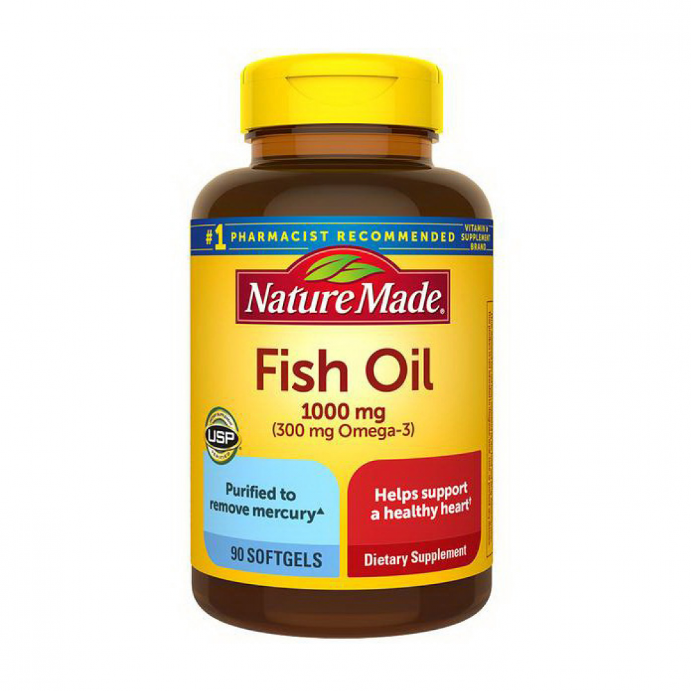 Fish Oil 1000 mg (90 softgels)