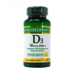 D3 50 mcg (2000 IU) (150 softgels)