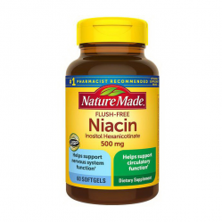 Niacin 500 mg (60 softgels)