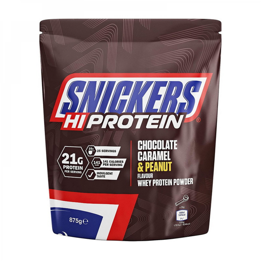 SNICKERS Hi Protein (875 g, chocolate caramel & peanut)