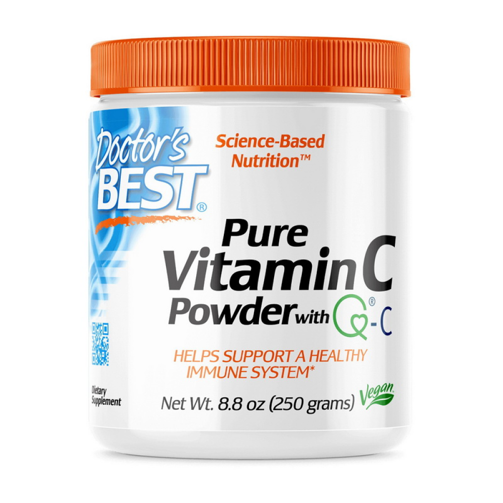 Pure Vitamin C Powder (250 g, unflavored)