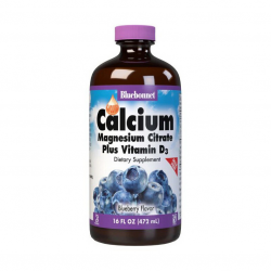 Calcium, Magnesium Citrate, Plus Vitamin D3 (472 ml, strawberry)