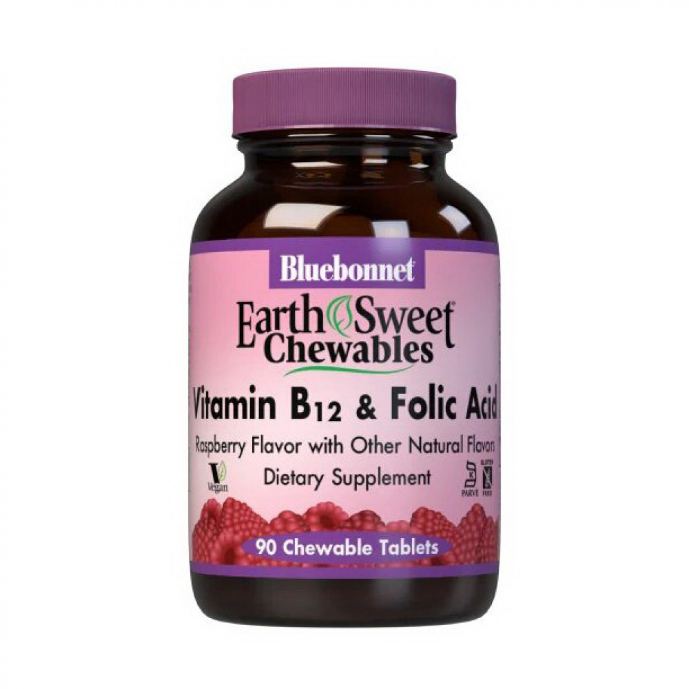 Vitamin B12 & Folic Acid (90 chew tab, raspberry)